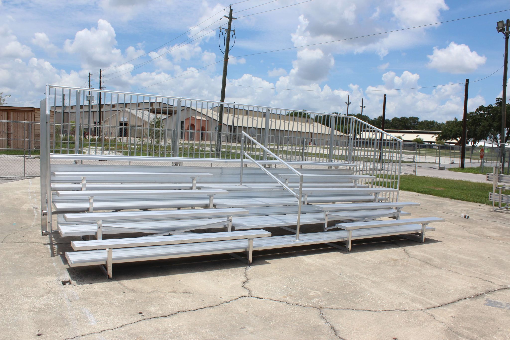 5 Row 31.5ft Aluminum Transportable Bleacher Southeastern Seating
