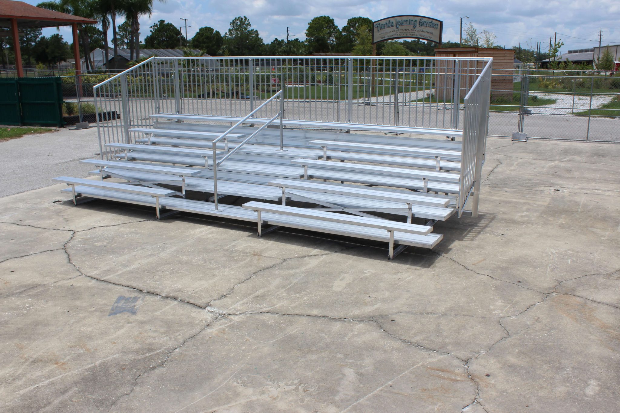 5 Row 31.5ft Aluminum Transportable Bleacher Southeastern Seating