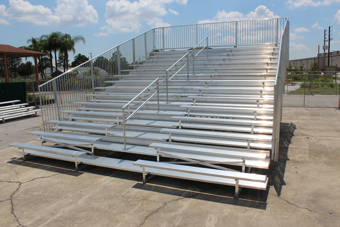 Southeastern Seating custom bleachers for sale or rent