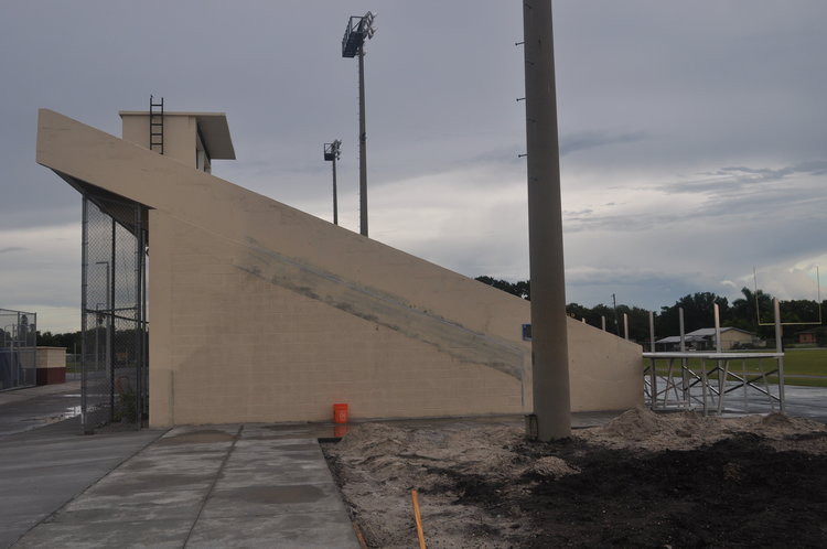 Bleachers in need of repair