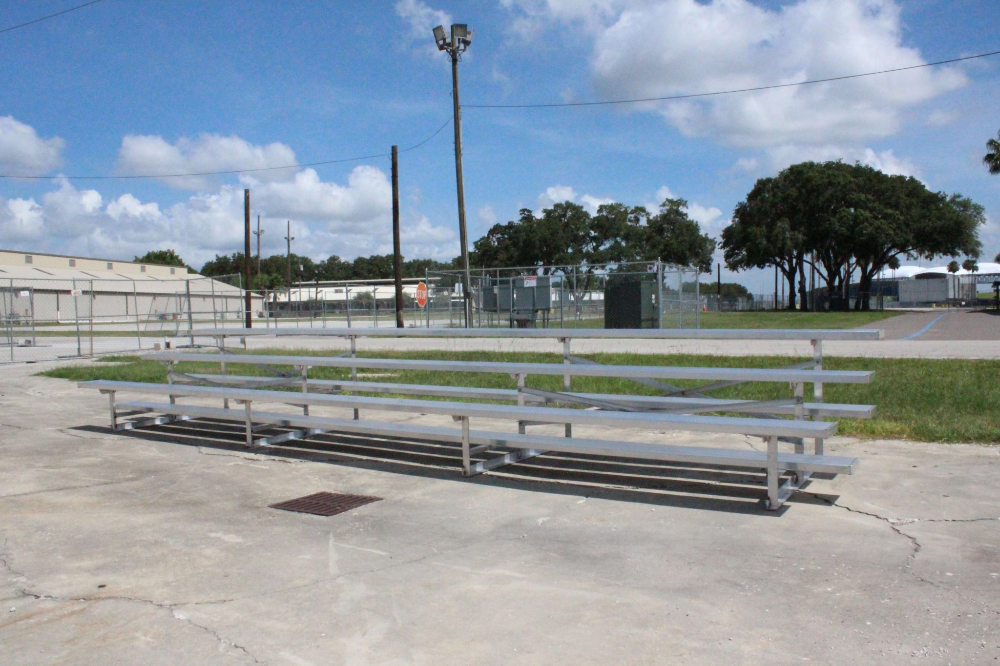 3 Row Aluminum Bleachers for Sale Call to Order