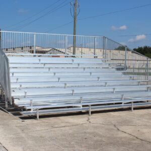 Southeastern Seating 10 Row Aluminum Bleacher for sale or rental.