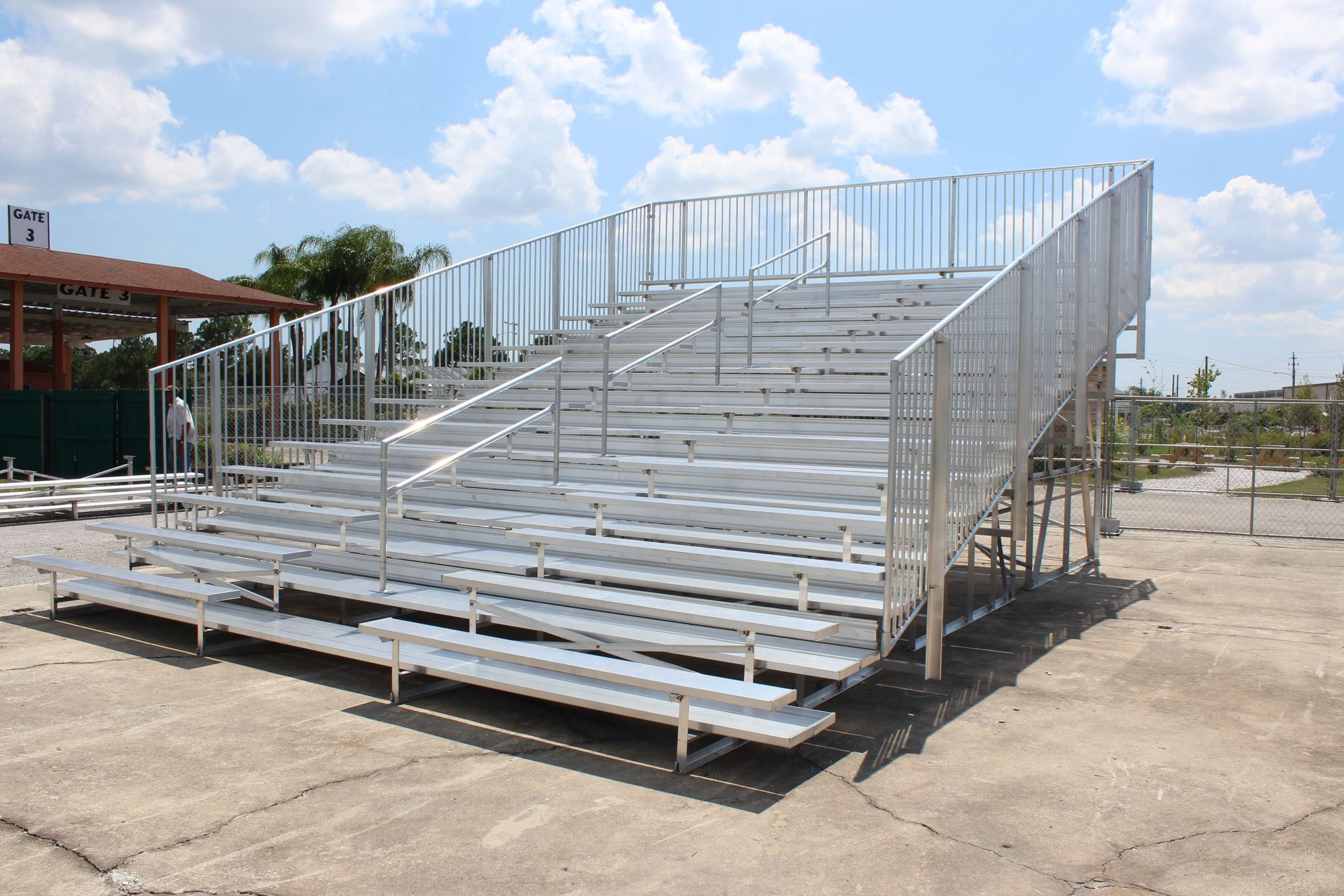 15 Row Aluminum Bleachers Southeastern Seating