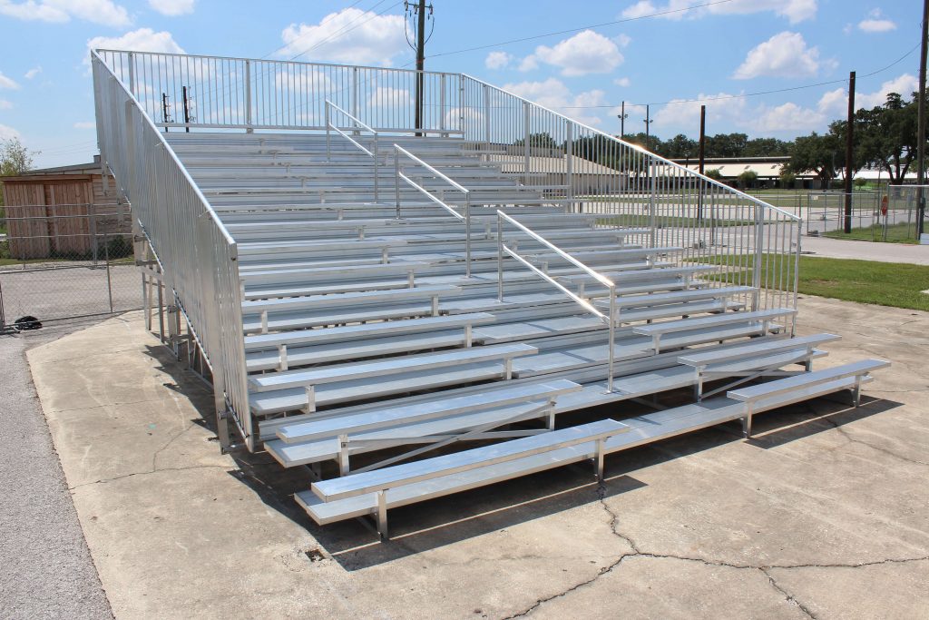 15 Row Aluminum Bleachers - Southeastern Seating