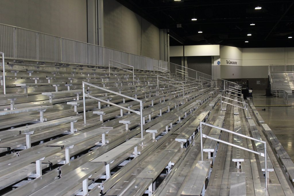 Southeastern Seating custom bleacher for sale or rental