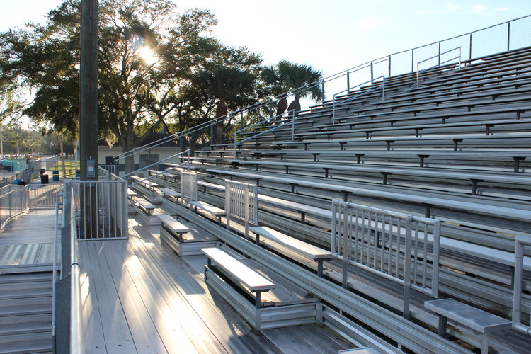 Southeastern Seating bleacher repair work