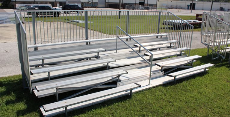 Southeastern Seating custom bleachers for sale or rent