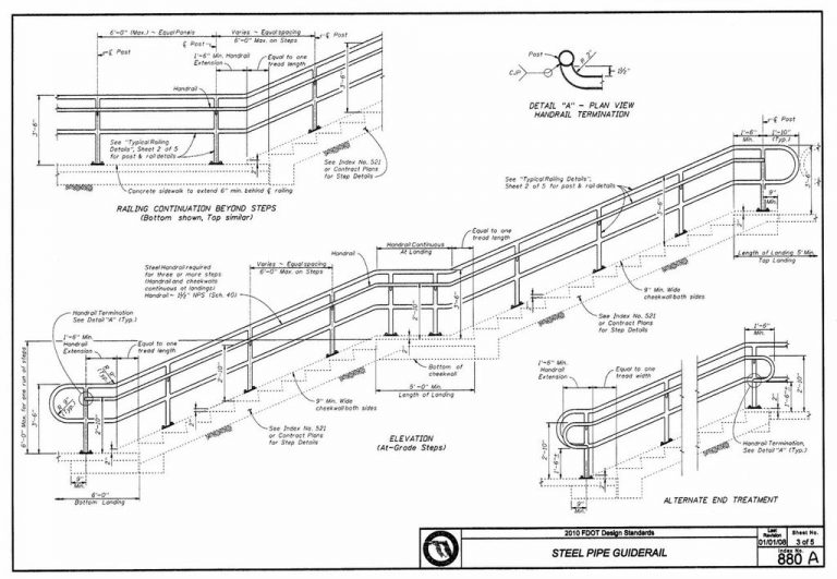 Steel Guide Handrail Southeastern Seating Tampa, Florida