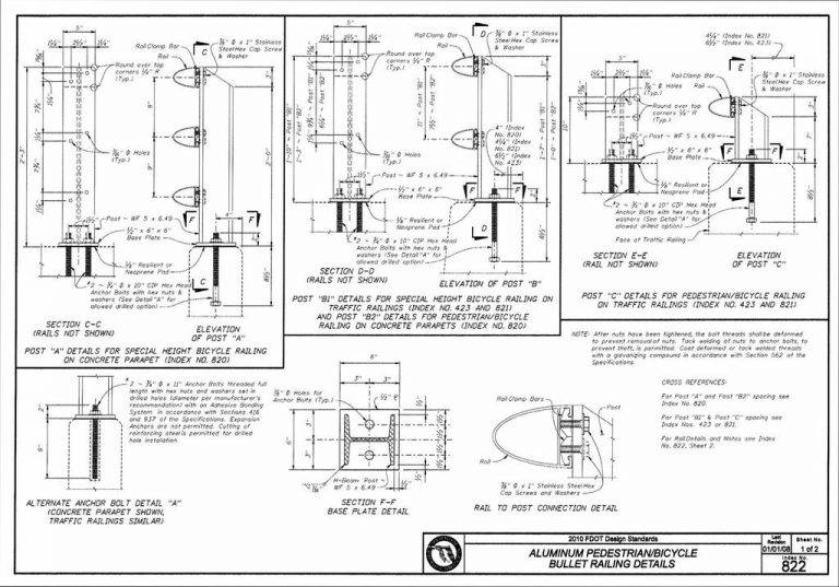 Aluminum Bullet Safety Handrail - Southeastern Seating