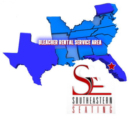 Southeastern Seating delivery and installation services map